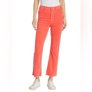 Mother The Hustler Ankle Fray Corduroy Jeans